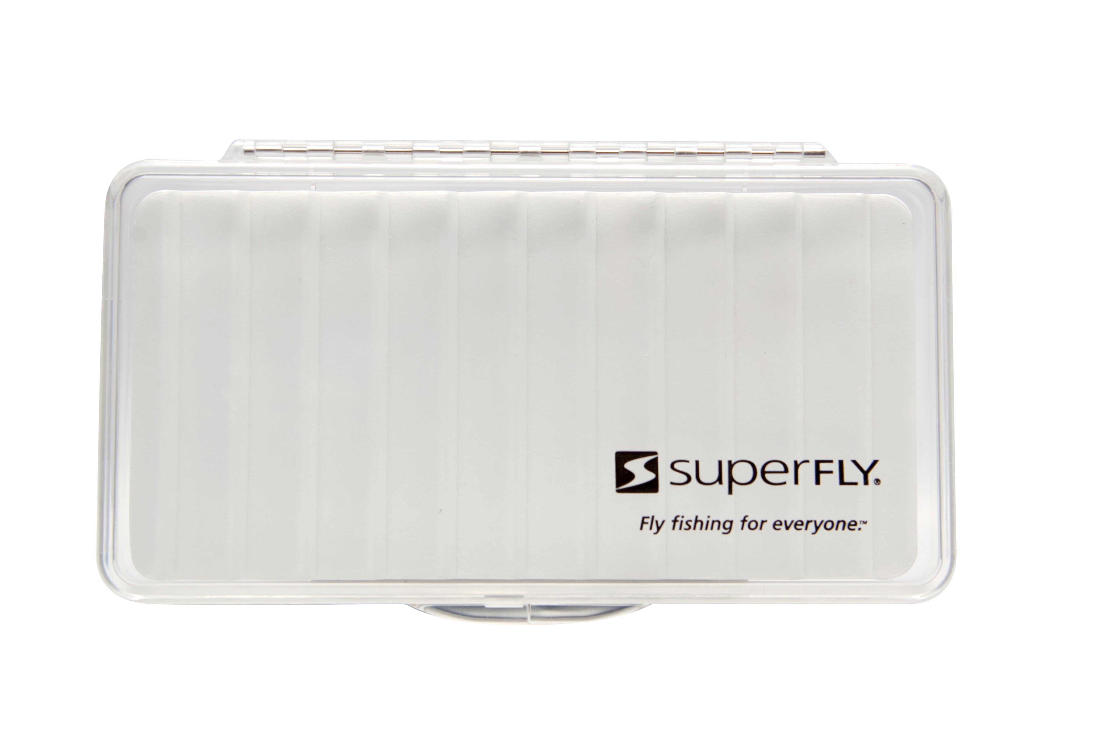 Superfly Clear Ripple Foam Fly Box
