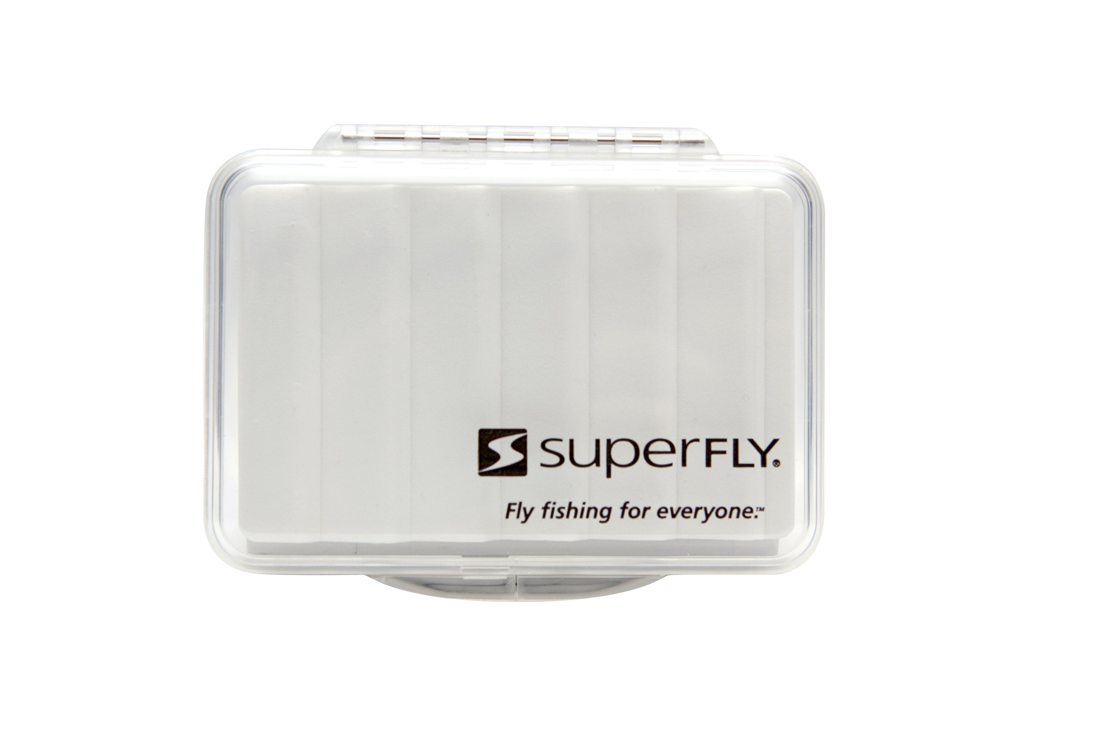 Superfly Clear Ripple Foam Fly Box