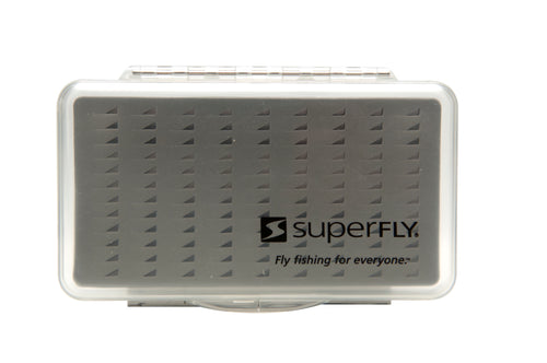 Superfly Clear Tri-Foam Fly Box