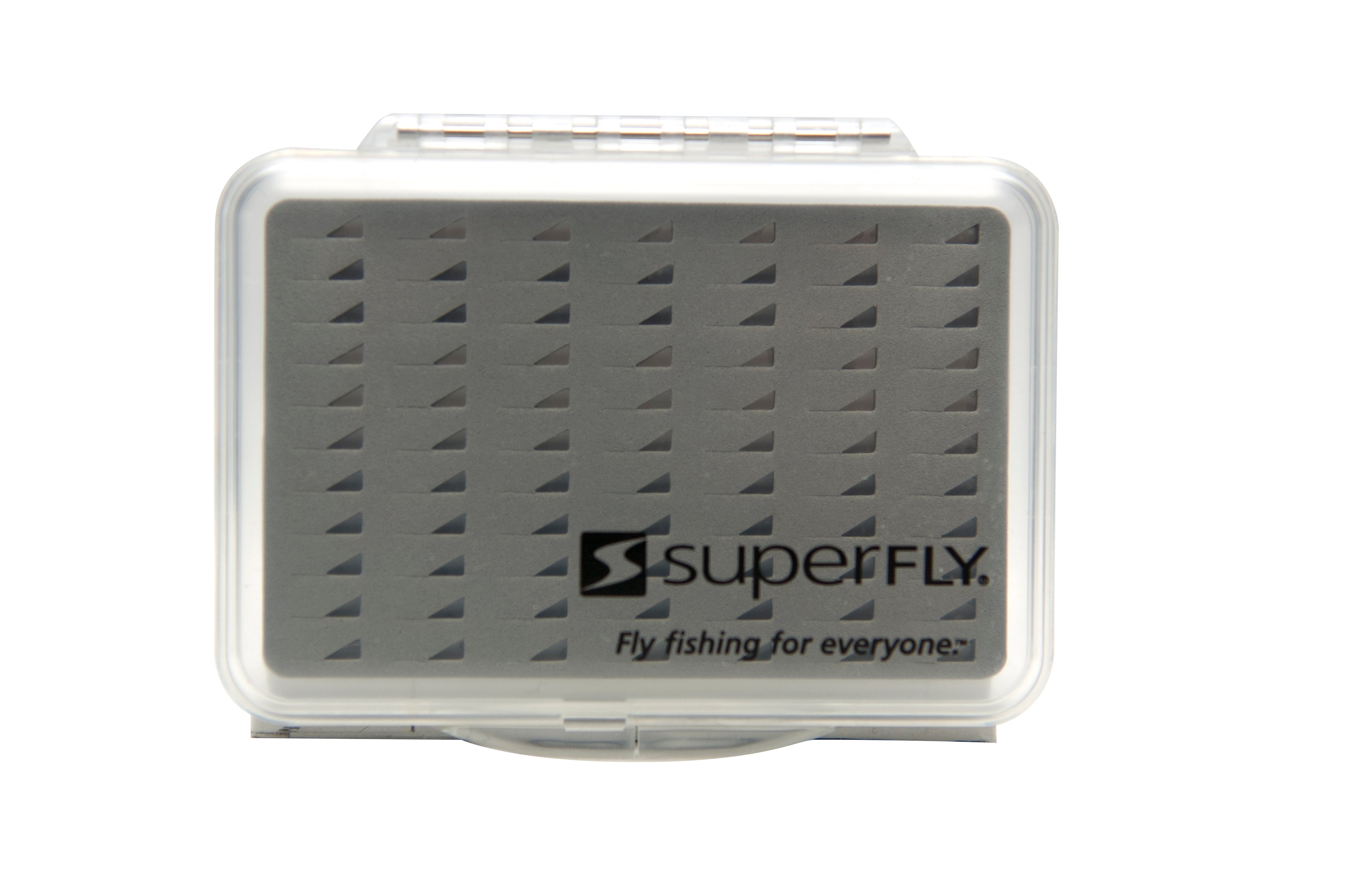 Superfly Clear Tri-Foam Fly Box